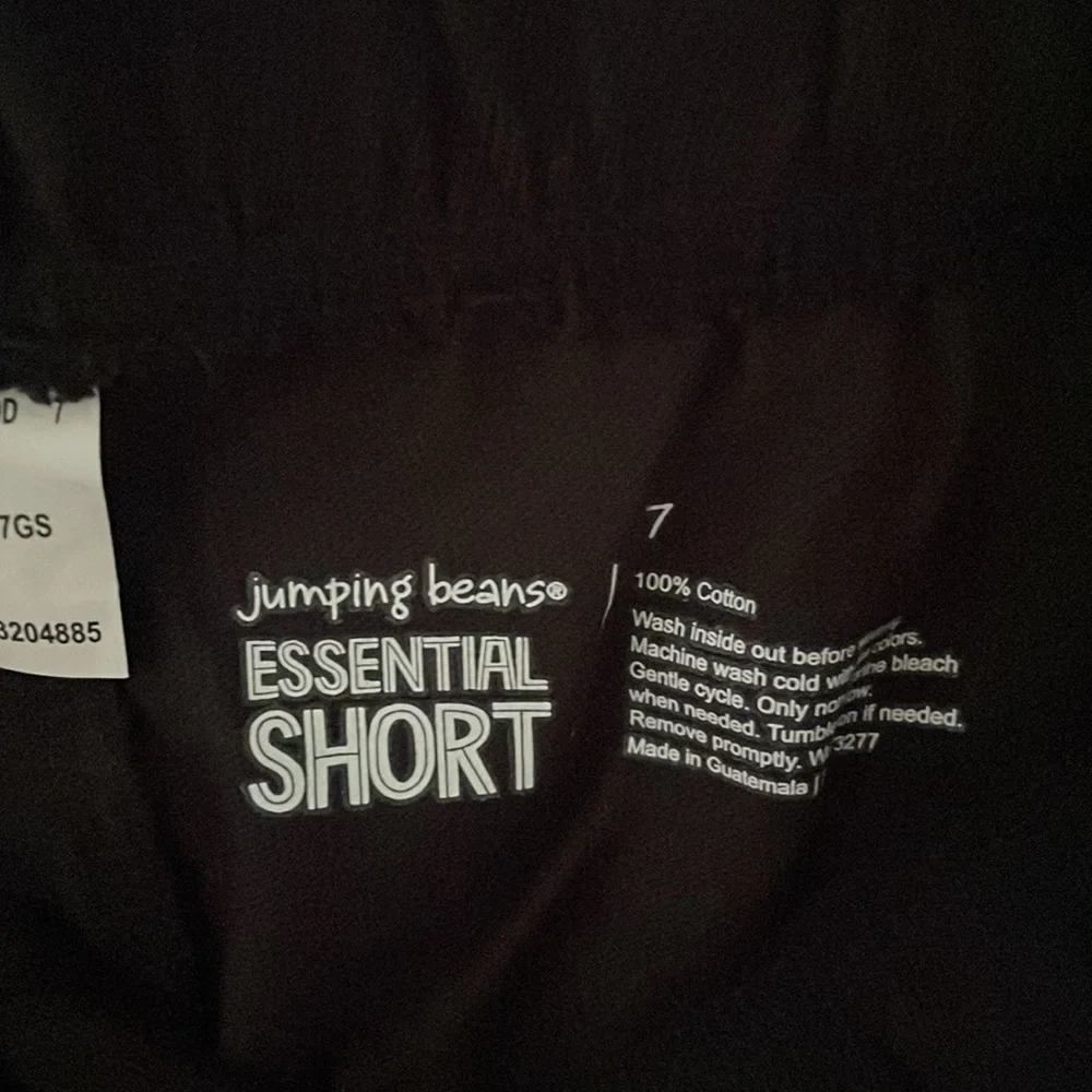 NWT jumping beans boys black shorts size 7 - Picture 3 of 3